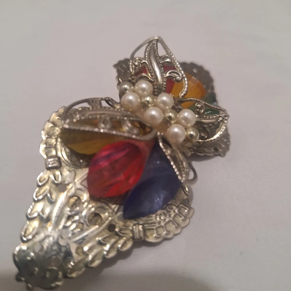 Butterfly Hair Barrett W/Faux Stones